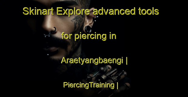 Skinart Explore advanced tools for piercing in Araetyangbaengi | PiercingTraining | PiercingClasses | SkinartTraining-Republic of Korea